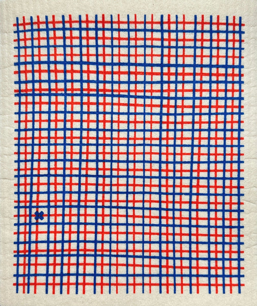 Red White & Blue- Swedish Dishcloth