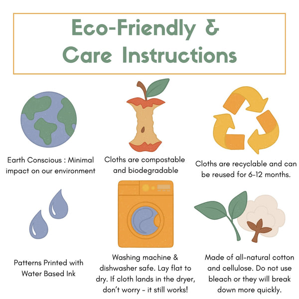 Dog Days - Swedish Dishcloth