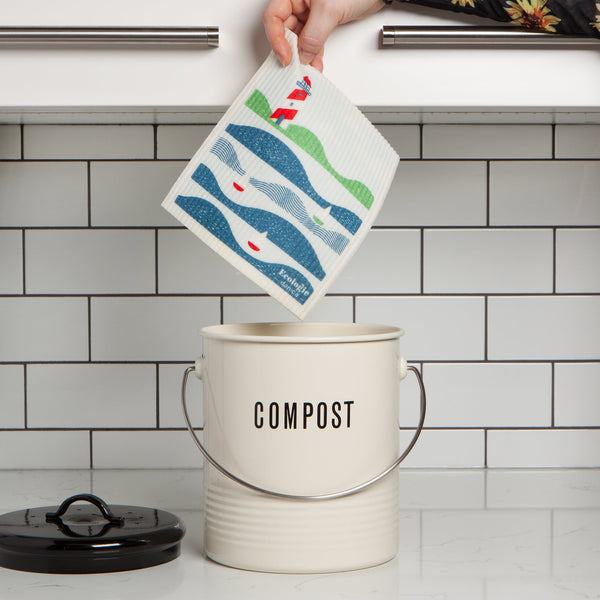 Lighthouse - Swedish Dishcloth