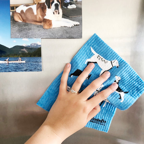 Dog Days - Swedish Dishcloth