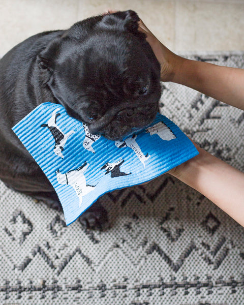 Dog Days - Swedish Dishcloth