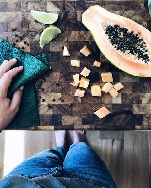 Deep Green - Swedish Dishcloth