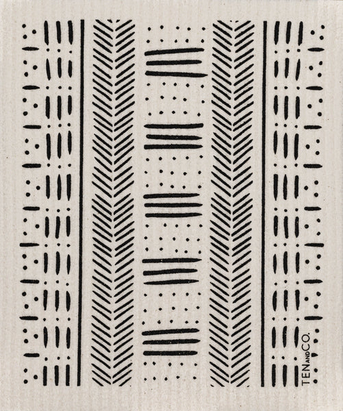 Mudcloth Reusable Swedish Dishcloth