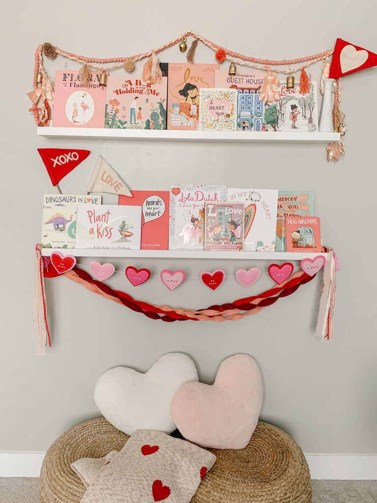 A Valentine's Book Nook of Love - Our Favorite Tradition