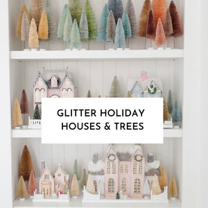 Holiday Glitter Houses