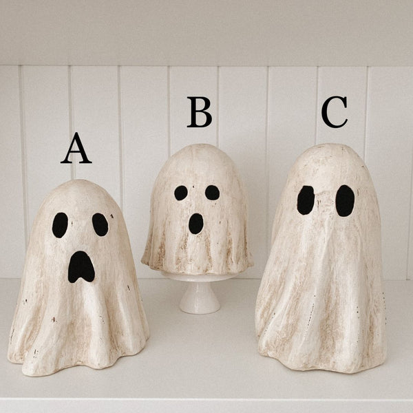 Medium Paper Mâché Ghost