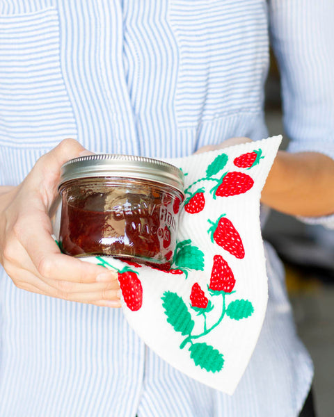 Strawberries - Swedish Dishcloth