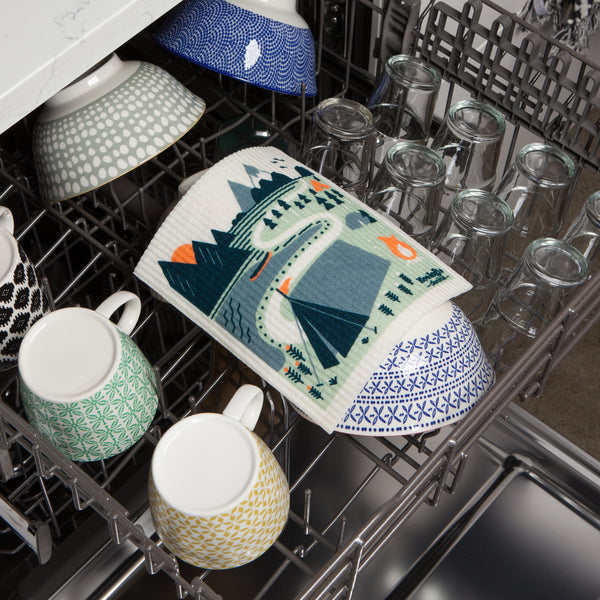 Camp Life Swedish Dishcloth