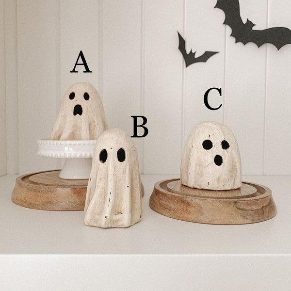 Small Paper Mâché Ghost