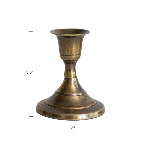 Antique Brass Candle Sticks (3 Styles + Heights)