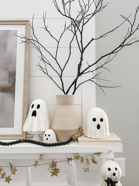 Small Paper Mâché Ghost