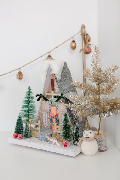 The Cabin Glitter Holiday House