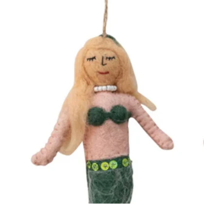 Felt Mermaid Ornament