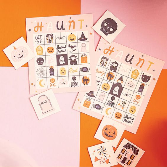 Hey Pumpkin Bingo Game
