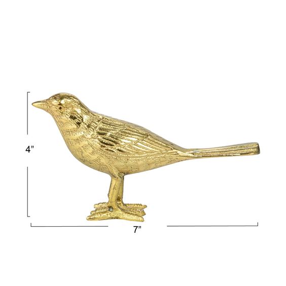 Gold Bird Figurine