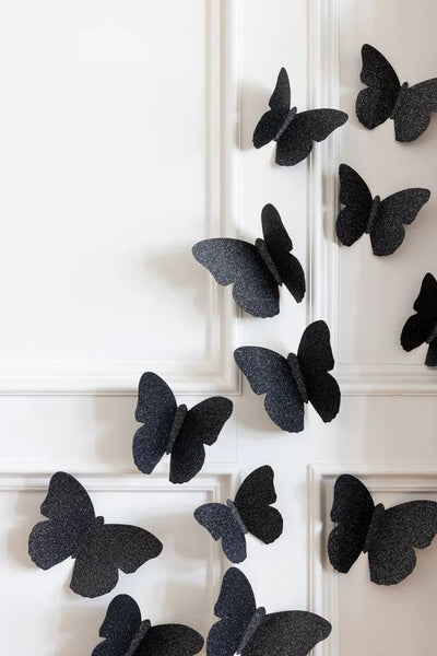 Bag of Black Butterflies- Wall Decor