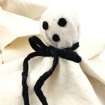 Felted Wool Ghost (2 sizes)