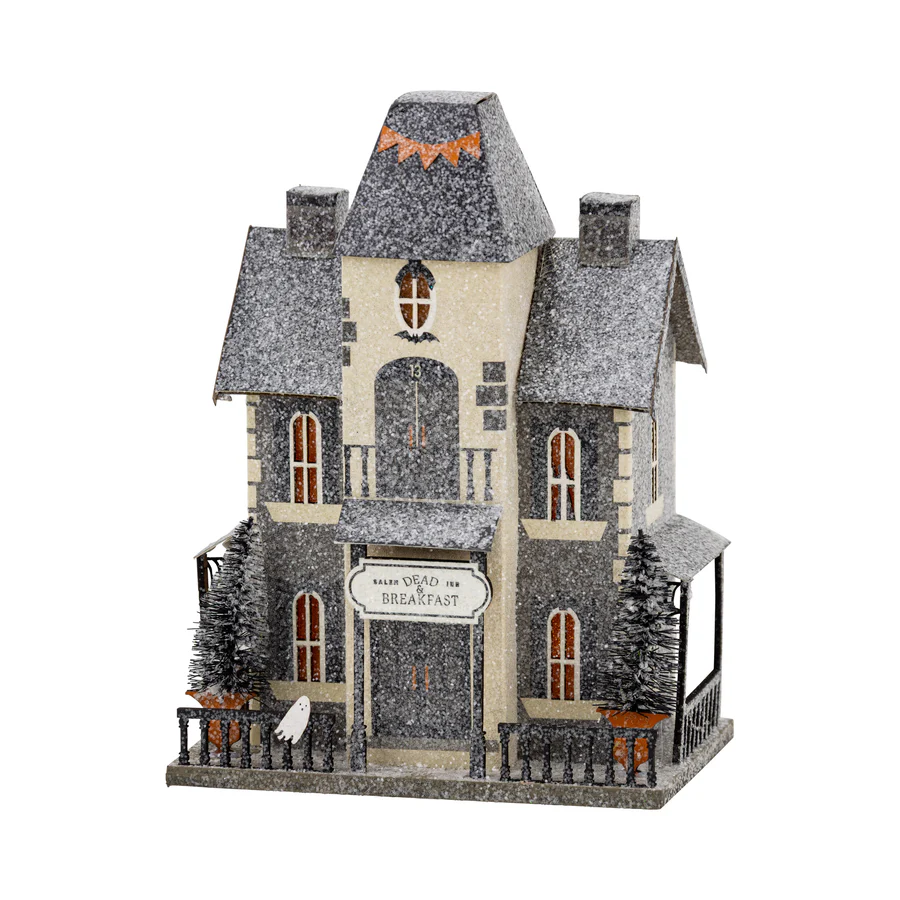 Dead and Breakfast Halloween Glitter House