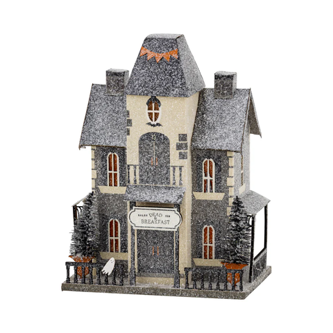 Dead and Breakfast Halloween Glitter House