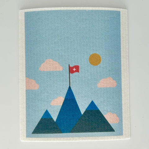 Mountain Top- Swedish Dishcloth (Rosy Nook Exclusive)