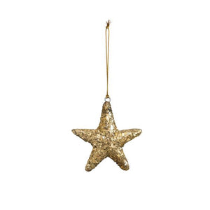 Gold Shimmer Star Ornament