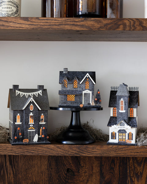 Haunted Home Halloween Glitter House