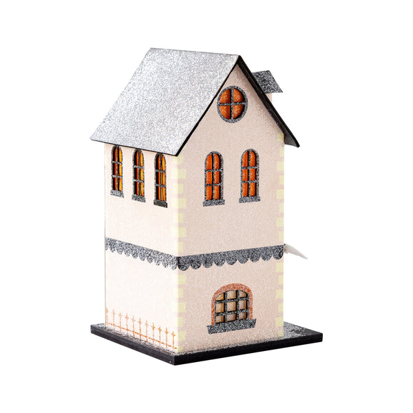 Witches Brewing Halloween Glitter House