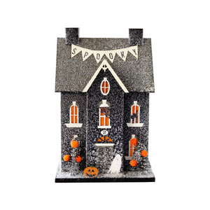 Haunted Home Halloween Glitter House