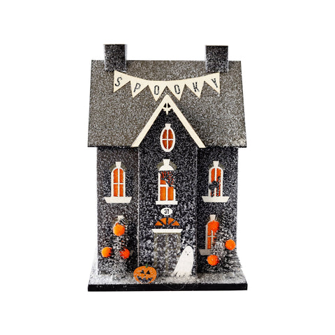 Haunted Home Halloween Glitter House