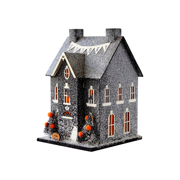 Haunted Home Halloween Glitter House