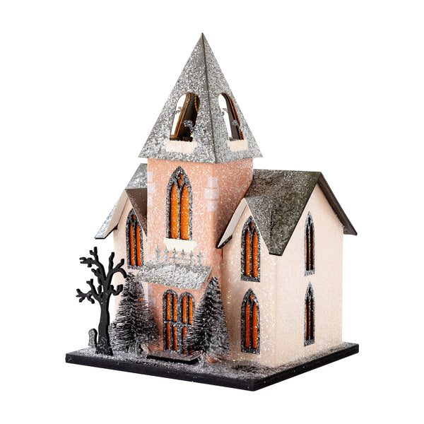 Halloween Abbey Glitter House