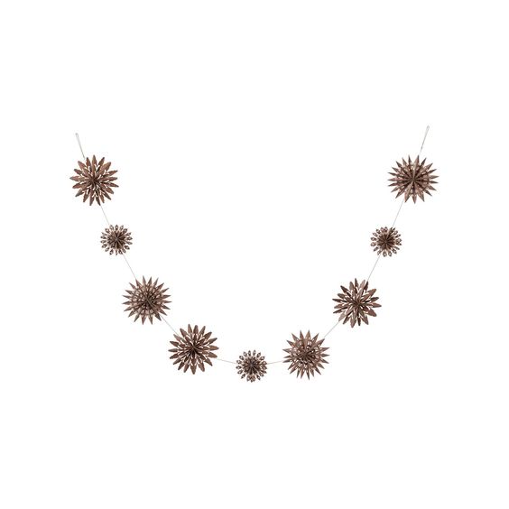Kraft Paper Snowflake Garland
