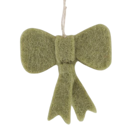 Mini Handmade Felted Bow (4 Colors)
