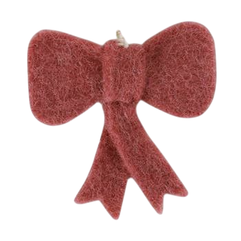 Mini Handmade Felted Bow (4 Colors)