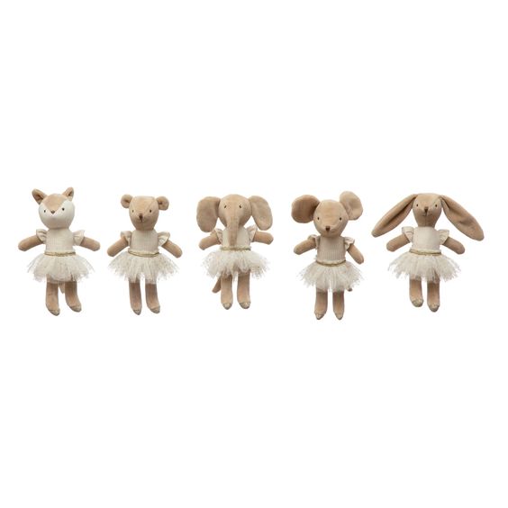 Plush Ballerina Animal, 5 Styles