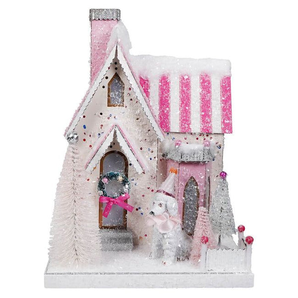 Poodle Palace Glitter Holiday House (NEW!)