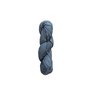 Blue-Grey Torn Silk Ribbon