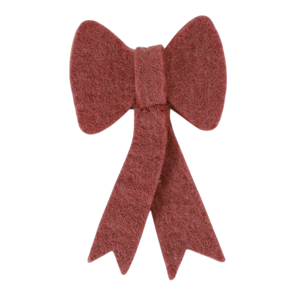 Handmade Felted Bow (4 Colors)