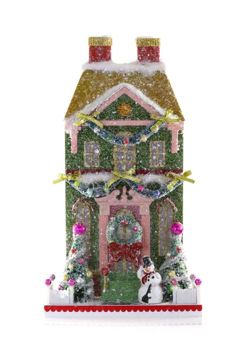 Snowman Manor Glitter Holiday House (NEW!)