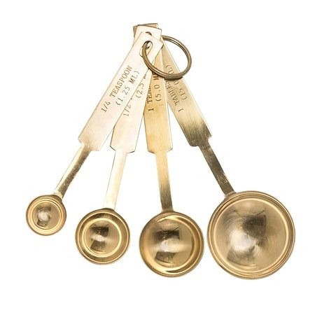 Gold Measuring Spoon Set
