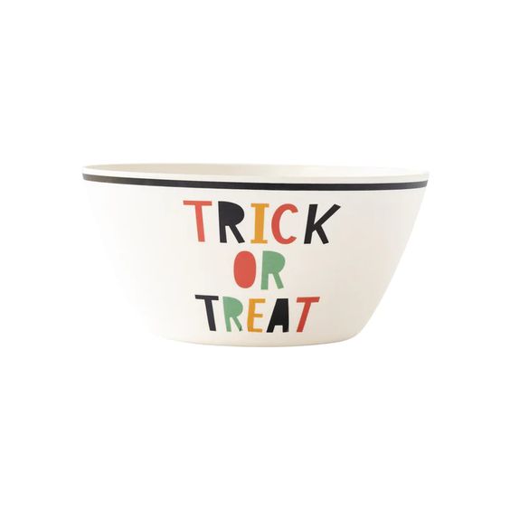 Trick or Treat Reusable Bamboo Bowl
