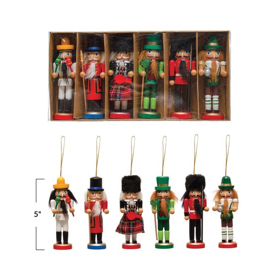 Nutcrackers in Costume Ornament
