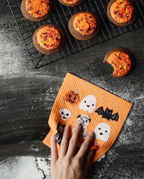 Halloween Crew Swedish Dishcloth