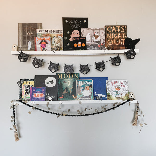 Black Wood Garland