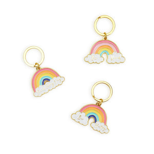 Happy Rainbow Keychain