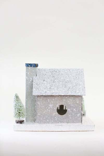 Silver Steeple Glitter Church Holiday House