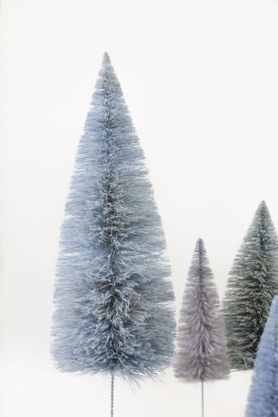 Winter Blue Multi-Height Pine Trees