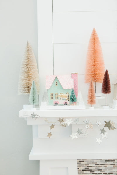 Blush Multi-Height Pine Trees