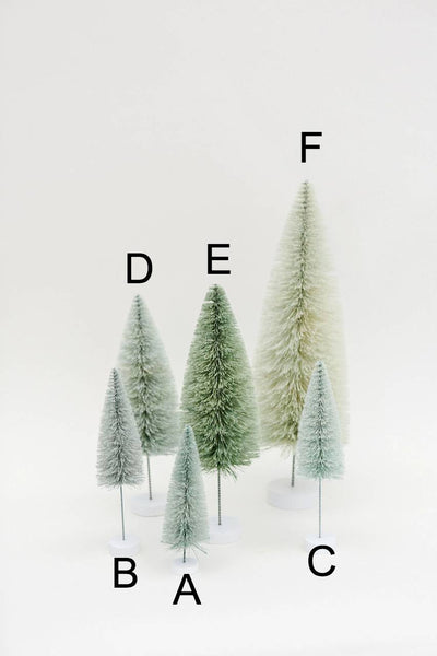 Winter Green Multi-Height Pine Trees