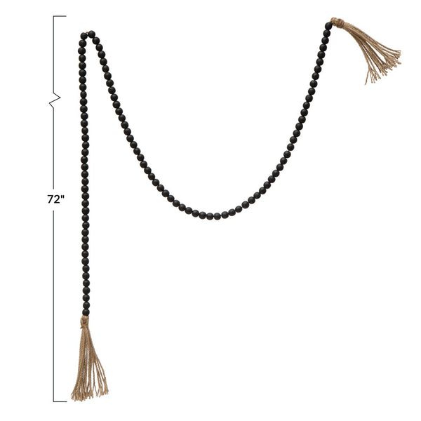 Black Wood Garland